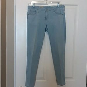 Light Blue Ankle Jeans